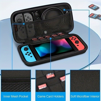Nintendo Switch OLED калъф за съхранение – EVA материал, преносим, тегло 179,1 g, произход Фошан