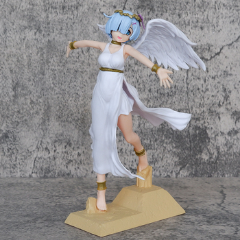 Rem stojeća figurica iz Re:Zero – Anđeoska božica, ekološki PVC materijal; Porijeklo: Kina; Pakiranje: Kutija u boji; Animirana slika: Da; Sastavljanje: Nije sastavljena