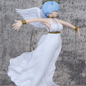 Rem όρθια φιγούρα από το Re:Zero - Αγγελική Θεά, PVC φιλικό προς το περιβάλλον; Προέλευση: Κίνα; Συσκευασία: Χρωματιστό κουτί; Εικόνα κινουμένων σχεδίων: Περιλαμβάνεται; Συναρμολόγηση: Όχι