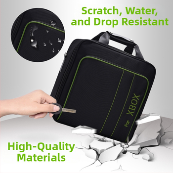 G-STORY Τσάντα Αξεσουάρ Xbox Κονσόλας, Αδιάβρονο Νάιλον, Φερμουάρ, Χωρά Κονσόλα, Χειριστήρια και Δίσκοι
