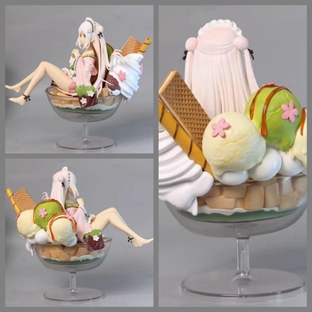 Колекционерска фигура: момиче в кимоно с сладолед; материал: PVC; опаковка: кутия; възраст: 18+; без сглобяване