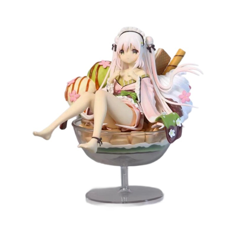 Колекционерска фигура: момиче в кимоно с сладолед; материал: PVC; опаковка: кутия; възраст: 18+; без сглобяване