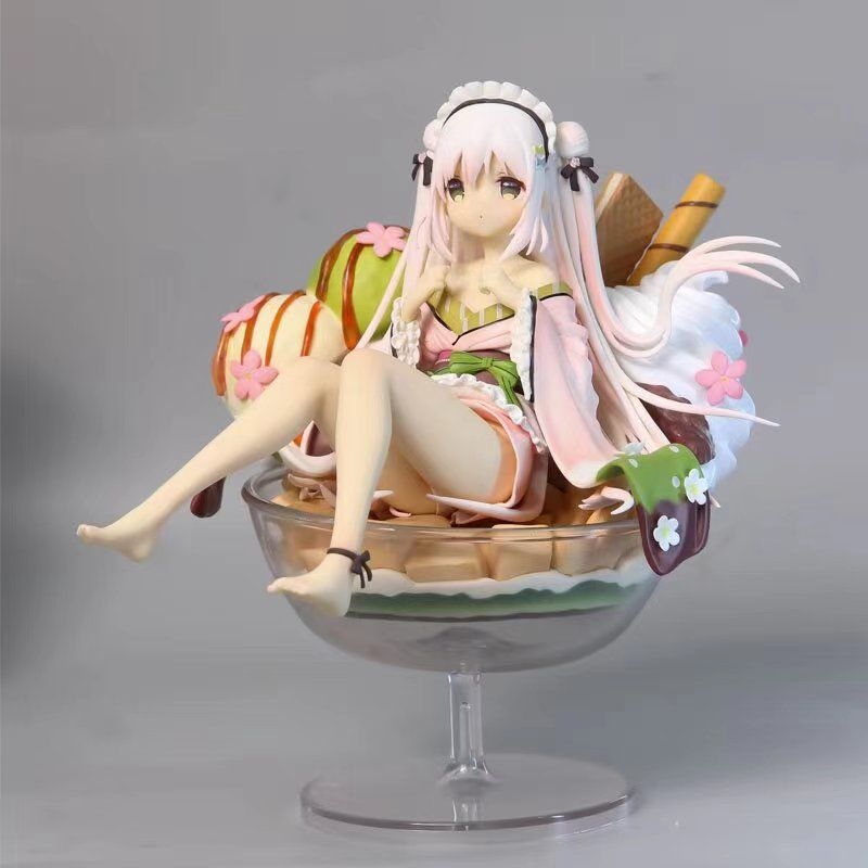 Колекционерска фигура: момиче в кимоно с сладолед; материал: PVC; опаковка: кутия; възраст: 18+; без сглобяване