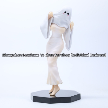 PVC призрачна бюро фигура за Хелоуин, несглобяема, мрежеста опаковка, 14+ играчка, подходяща за възрастни