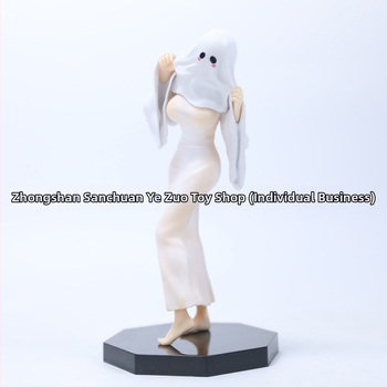 PVC призрачна бюро фигура за Хелоуин, несглобяема, мрежеста опаковка, 14+ играчка, подходяща за възрастни