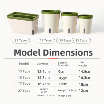 Γλάστρα από ρητίνη, ιαπωνικού στυλ, με αυτοποτισμό, διαπνέουσα, ανθεκτική στη διάβρωση, κατάλληλη για γραφείο ή δάπεδο