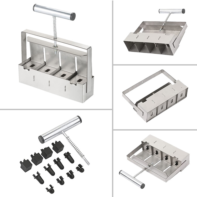 Miaro Χειροκίνητος κατασκευαστής μπλοκ εδάφους, φορητή συσκευή για σπορόφυτα, ατσάλινο εργαλείο κήπου, 950 g