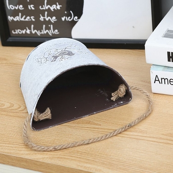 Σιδερένιο γλαστάκι τοίχου, με δυνατότητα τοποθέτησης σε δάπεδο; Υλικό: Σίδηρος; Χρήση: δάπεδο; Για οικιακή κηπουρική