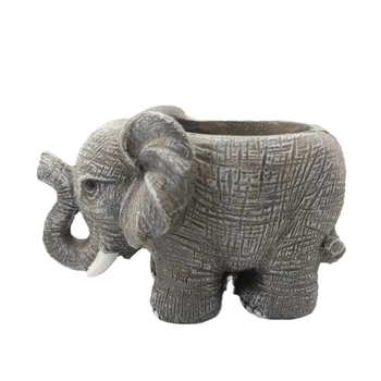 Γλάστρα με σχέδιο ελέφαντα από συνθετική ρητίνη — χαριτωμένο μοτίο ελέφαντα, είδη ρητίνης, συσκευασία από χαρτόνι
