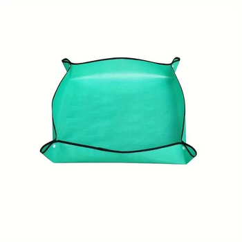 7 dalių sodo įrankių rinkinys su sulankstomu vandeniui atspariu transplantacijos kilimėliu