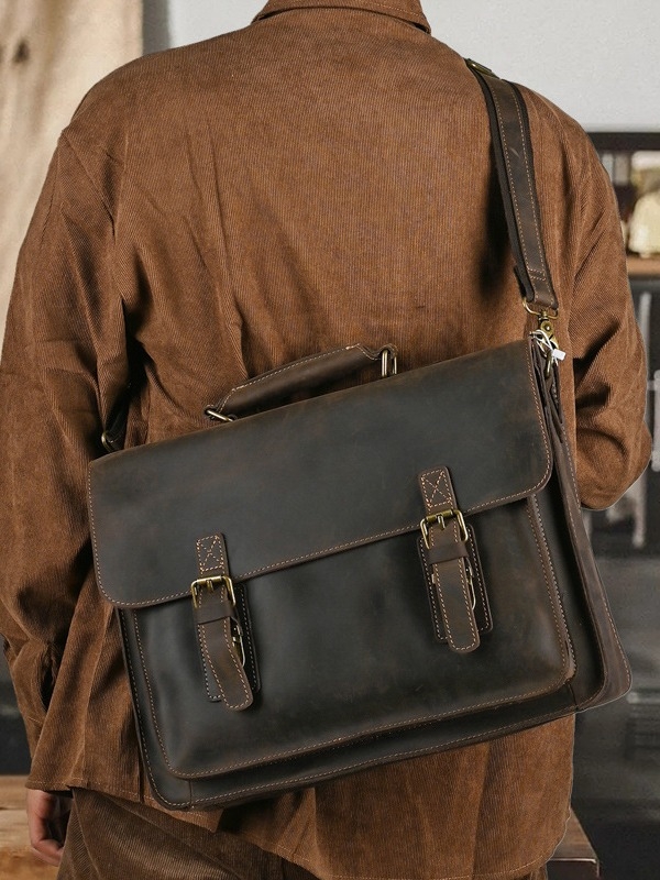 Ancient Chaoke Biznes soma - Dabiska āda, Augšējā Slāņa Liellopu Āda, Nodilumizturīga