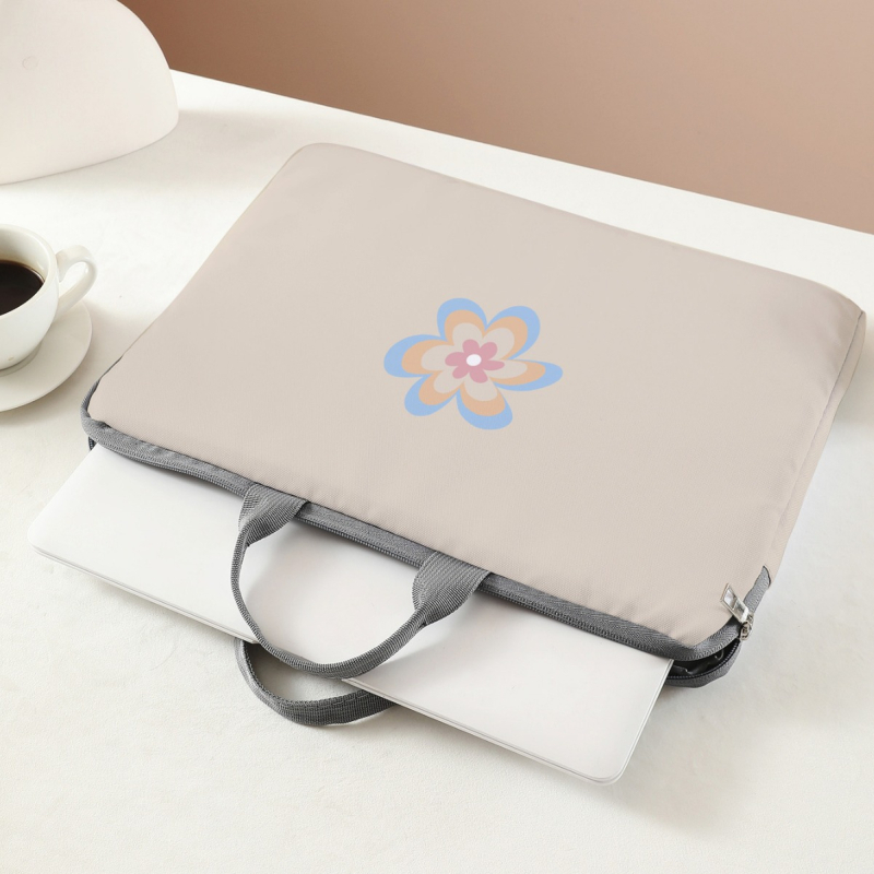 MONSTD 600D τσάντα φορητού με γεωμετρικό μοτίβο, επένδυση πολυεστέρα, αναπνεύσιμη και ανθεκτική protection