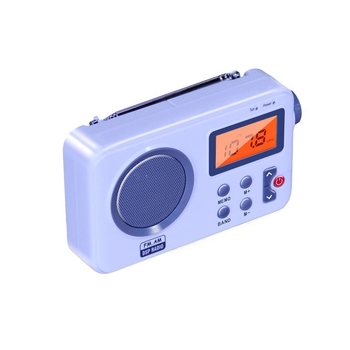 Φορητό ραδιόφωνο για ηλικιωμένους με DSP εισαγόμενο τσιπ, FM/AM, μεσαία ζώνη, τροφοδοσία με μπαταρίες, μονοφωνικός ήχος