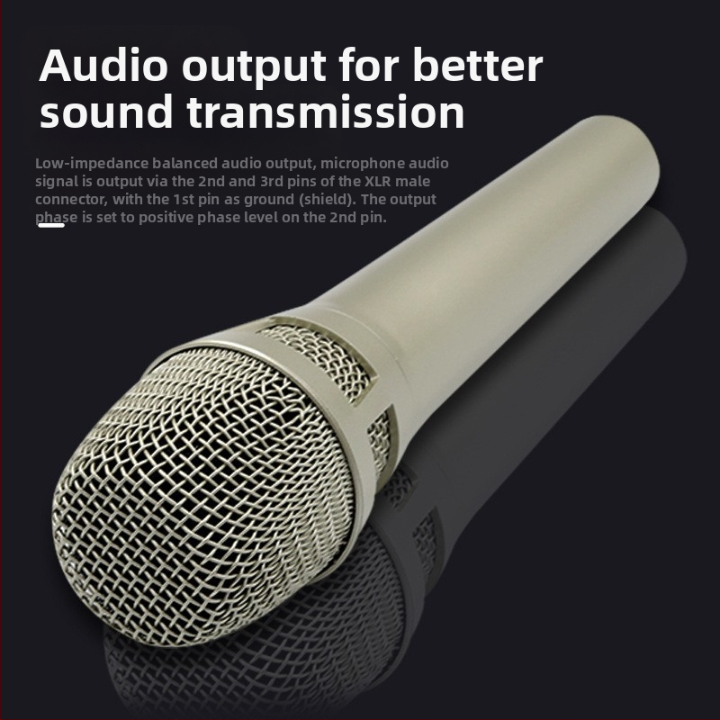 105 кондензаторен микрофон с външна звукова карта за лайв стрийминг и караоке - за компютър и мобилно устройство - кардиоиден модел, 100 Hz - 20 kHz, SNR ≥70 dB, моно