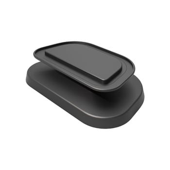 Suport pentru Echo Show 8, model A346, construcție din plastic, utilizare în interior, include o bază