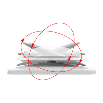 Βάση στήριξης Echo Show 8, μοντέλο A346, κατασκευή από πλαστικό, εσωτερική χρήση, περιλαμβάνει μία βάση