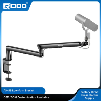 RODD AK-55 Βάση Μικροφώνου με Κρυφό Καλώδιο, Ρυθμιζόμενη Αρθρωτική Κίνηση για Μικρόφωνα και Κινητές Συσκευές
