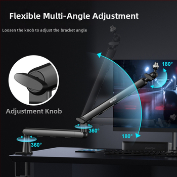 RODD AK-55 Βάση Μικροφώνου με Κρυφό Καλώδιο, Ρυθμιζόμενη Αρθρωτική Κίνηση για Μικρόφωνα και Κινητές Συσκευές