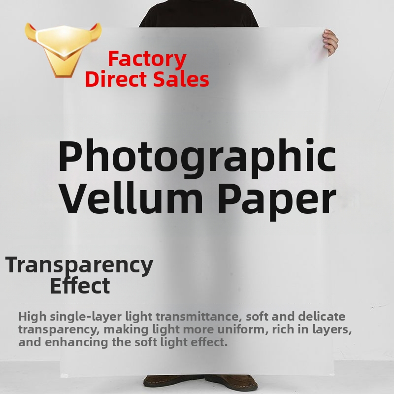 Хартия за трасировка със сулфурова киселина, 53 g, 50% непрозрачност, водоустойчива опаковка, персонализируемо, за ръчно рисуване и висококачествено опаковане