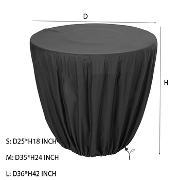 Εξωτερικό κυκλικό κάλυμμα λίμνης για πουλιά και συντριβάνι, ανθεκτικό στον άνεμο και αδιάβροχο, πολυεστέρας, μοντέρνο μινιμαλιστικό στυλ