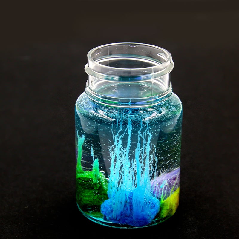 Kequ STEAM izglītības komplekts: ūdens dārziņš ar burvju akmeni DIY eksperimentiem, daudz materiālu, vecums 7–14 gadi