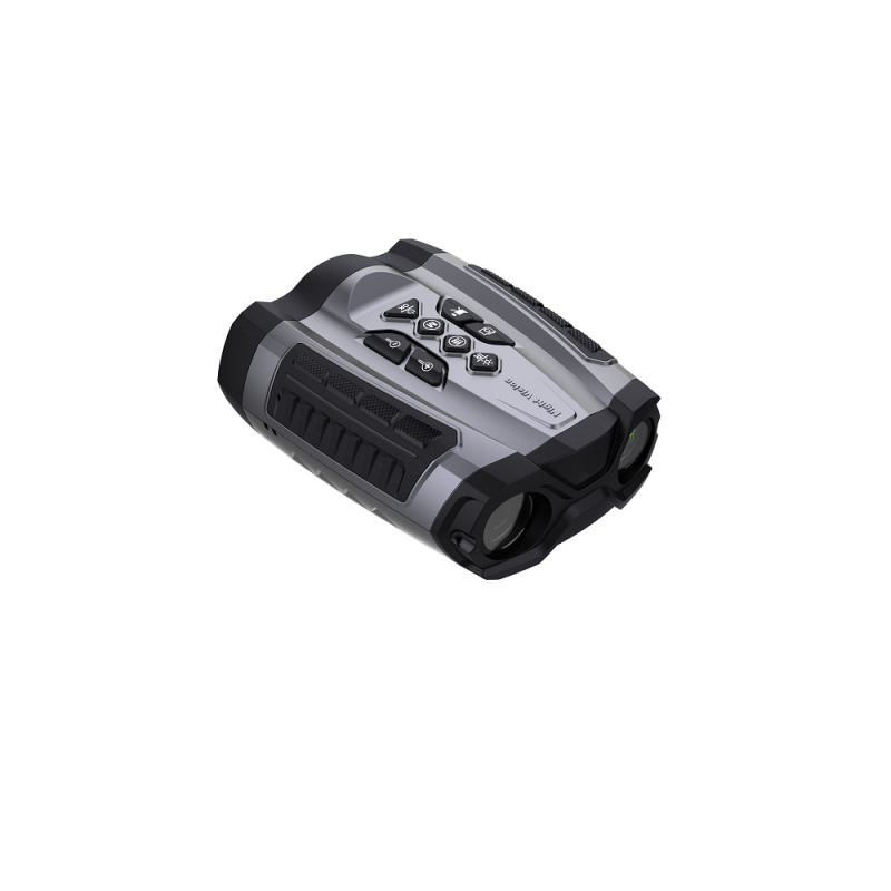 Infraraudonųjų naktinio matymo binoklis paukščių stebėjimui, 8× priartinimas, 12 cm objektyvo skersmuo, 150–300 m matymo diapazonas, 3,0 colių LCD, svoris 609 g