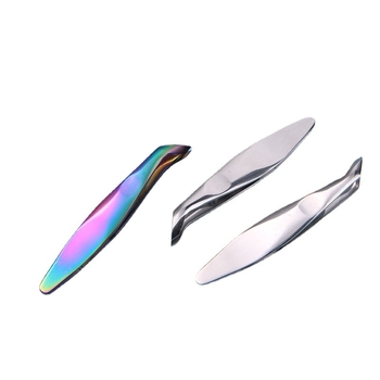 Senten Rusijos stiliaus nerūdijančio plieno kutikulos žnyplės su kampiniu ašmeniu, profesionali nagų priežiūra, odelių šalinimas