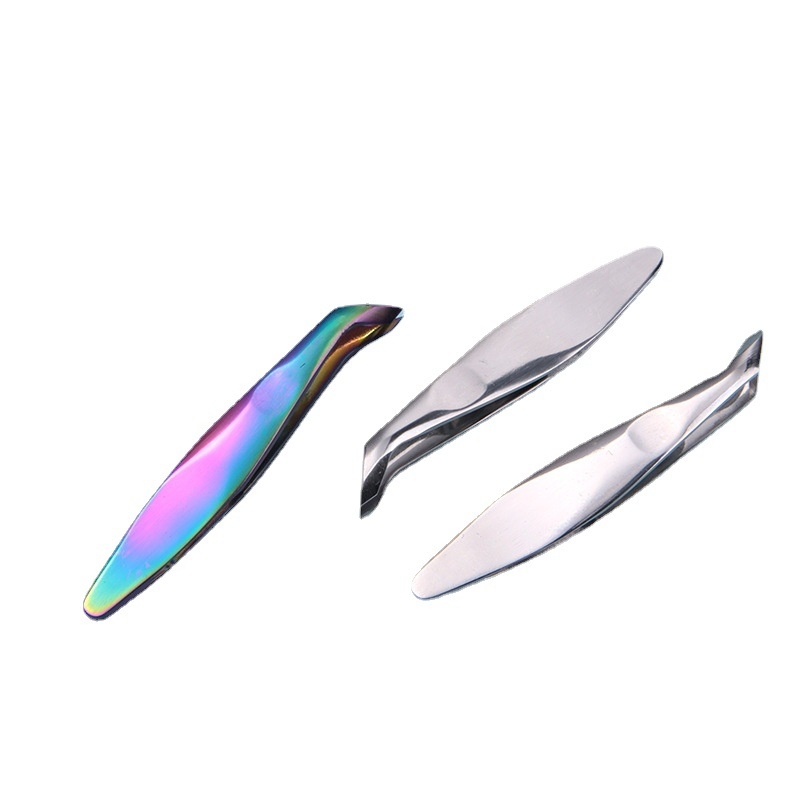 Senten Rusijos stiliaus nerūdijančio plieno kutikulos žnyplės su kampiniu ašmeniu, profesionali nagų priežiūra, odelių šalinimas