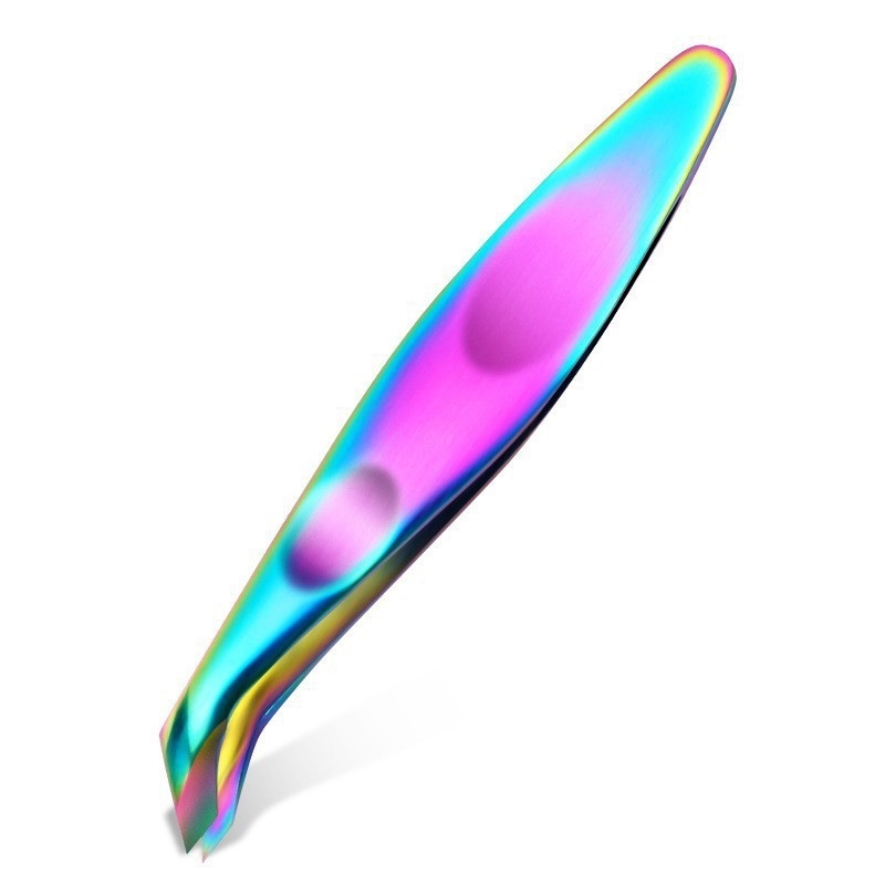 Senten Rusijos stiliaus nerūdijančio plieno kutikulos žnyplės su kampiniu ašmeniu, profesionali nagų priežiūra, odelių šalinimas