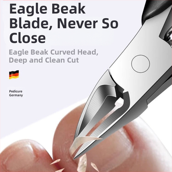 Σετ εργαλείων περιποίησης ποδιών με νυχοκόπτη και πένσες – φορητό οικιακό μοντέλο από ανοξείδωτο ατσάλι