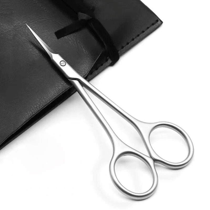 Извит нож за кожички – професионален инструмент за маникюристи, неръждаема стомана