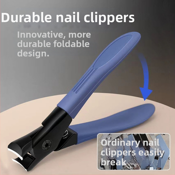 Клещи за нокти, неръждаема стомана, плоска уста, голям отвор, остър ръб, прав лезвие