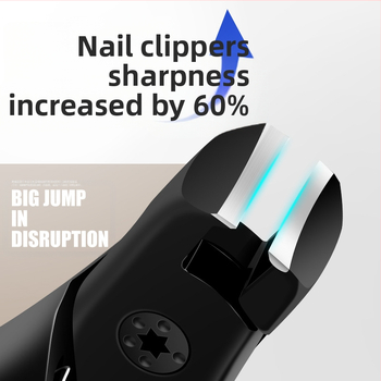 Κόπτης νυχιών, Ανοξείδωτος χάλυβας, Πλατύ στόμιο, Μεγάλο άνοιγμα, Οξεία κόψη, Ευθύς λεπίδα