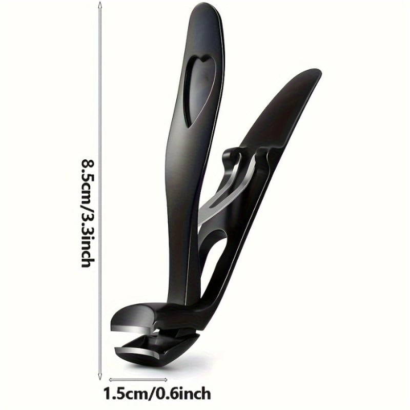 Нокторезачка с огънат връх — неръждаема стомана, преносима, плоска уста, за домашна употреба