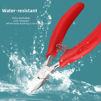 Nerūdijančio plieno nagų pincetas su erelio snapo formos galiuku, įrankis odai ir nagų grioveliams