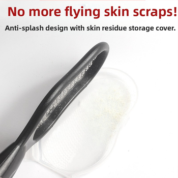 Πεντικιούρ εργαλείο για λιμάρισμα ποδιών με ωοειδή πέτρα τριβής | Υλικό: Ανοξείδωτος χάλυβας + Πλαστικό | Μάρκα: Other