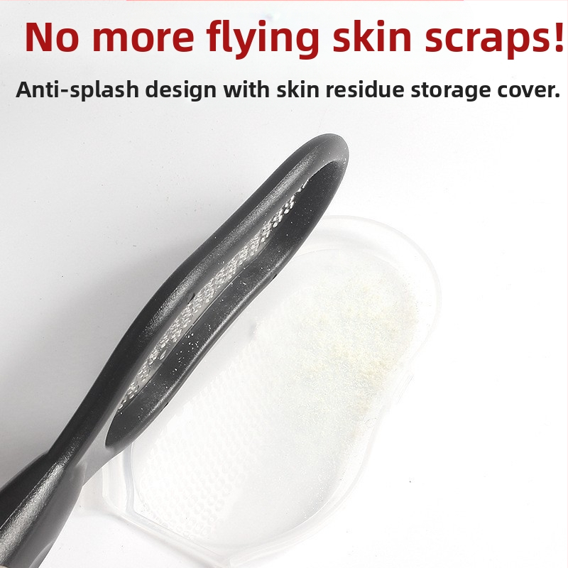 Педикюрен инструмент за премахване на загрубяла кожа с овален шлифовъчен камък | Материал: неръждаема стомана + пластмаса | Марка: Other