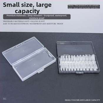 GNDG OEM Πλαστικό κουτί αποθήκευσης νυχιών – Θήκη για εργαλεία μανικιούρ