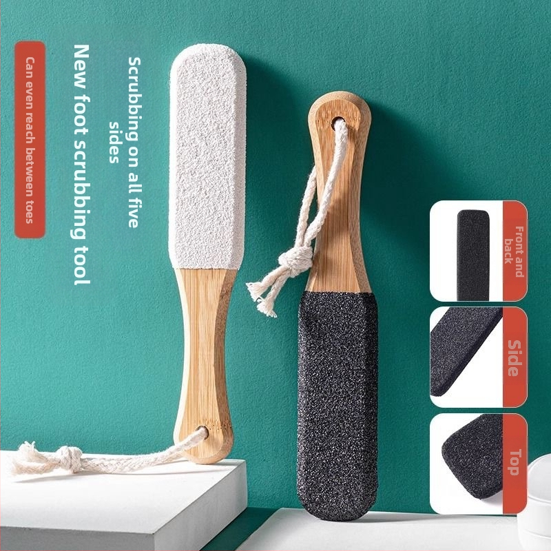 Xiang Yu Педикюр шлайф за крака от бук със силициев карбид, овален камък, 200 бр в кутия – инструмент за грижа за краката