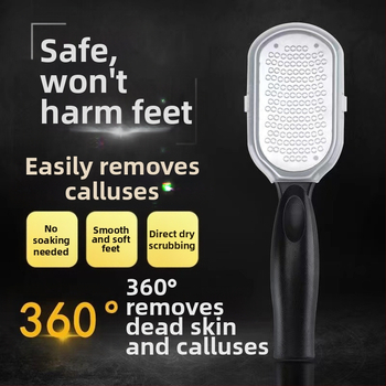 Λίμα ποδιών με κάλυμμα για αφαίρεση νεκρού δέρματος και κάλων | πλαστικό + ανοξείδωτος χάλυβας | 70,4 g | μονή συσκευασία