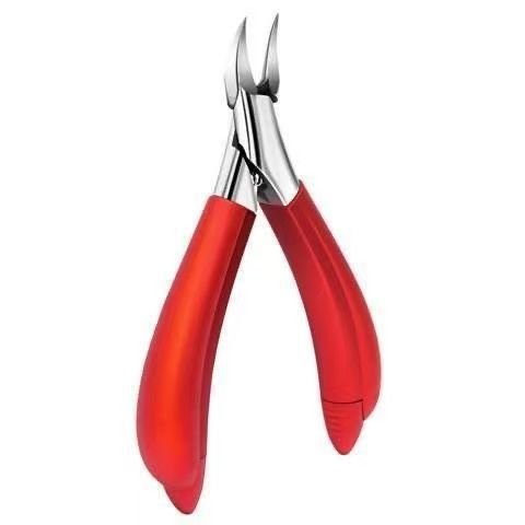 Многофункционален комплект за грижа при враснали нокти за домашна употреба; пластмаса и неръждаема стомана; наклонен връх; клещи за жлеба на нокътя