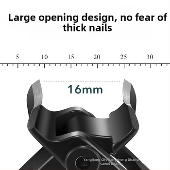 Κοπτης νυχιών με μεγάλο άνοιγμα για παχιές και σκληρές νύχες, ανοξείδωτο ατσάλι, κατάλληλος για άνδρες και γυναίκες, φορητός, οικιακή χρήση