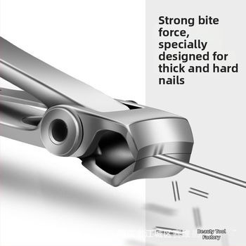 Κοπτης νυχιών με μεγάλο άνοιγμα για παχιές και σκληρές νύχες, ανοξείδωτο ατσάλι, κατάλληλος για άνδρες και γυναίκες, φορητός, οικιακή χρήση