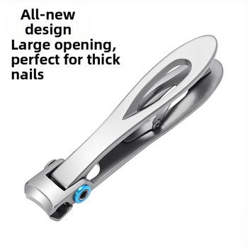 Κοπτης νυχιών με μεγάλο άνοιγμα για παχιές και σκληρές νύχες, ανοξείδωτο ατσάλι, κατάλληλος για άνδρες και γυναίκες, φορητός, οικιακή χρήση