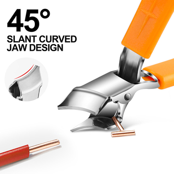 Νυχιών κοπτικό εργαλείο με μεγάλο άνοιγμα, μυτερές άκρες, κεκλιμένο στόμιο; πλαστικό + ανοξείδωτο ατσάλι; 36 g