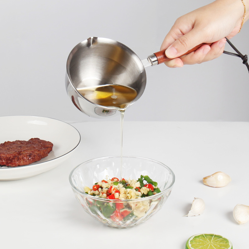 304 nerūdijančio plieno alieja puodas, trijų sluoksnių dugnas, gylis 4,2 cm, modelis 009