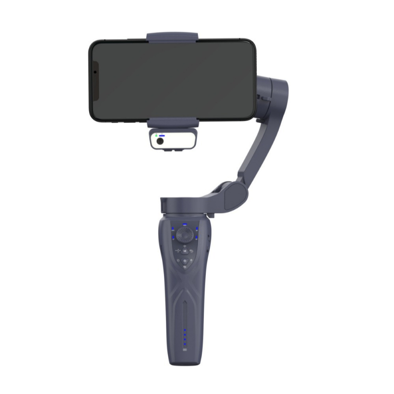 F12 Τρι-άξονικός σταθεροποιητής Smartphone με AI παρακολούθηση, για λήψεις και ζωντανή μετάδοση, με στήριγμα φωτισμού