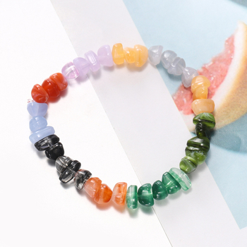 Σετ ακρυλικών χαντρών γκράβιλ με 15-γραμ., ακανόνιστες ψεύτικες πέτρες βαμμένες με ομίχλη για DIY Κοσμήματα