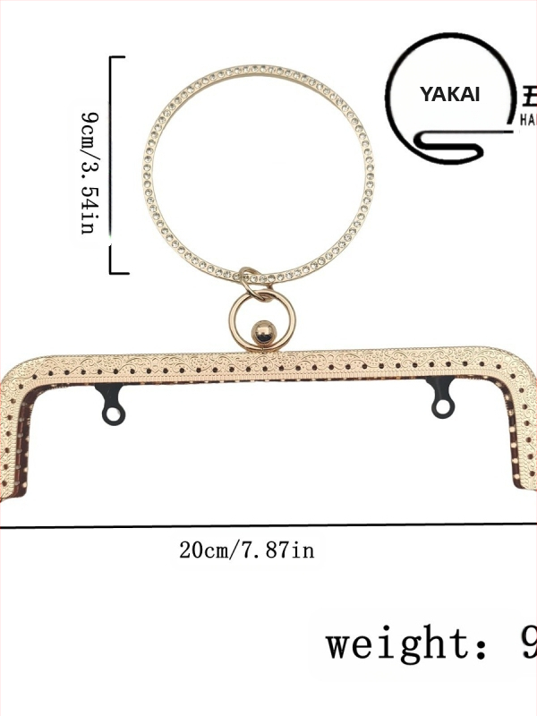 Хардуер за чанти – Желязо, марка YAKAI, флорална шарка, пролет 2025 издание