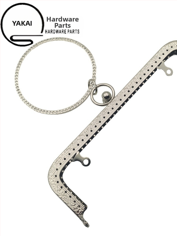 Хардуер за чанти – Желязо, марка YAKAI, флорална шарка, пролет 2025 издание
